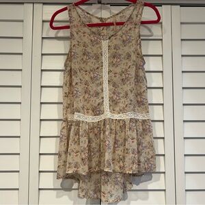 XS Stitch Stitch Floral Blouse